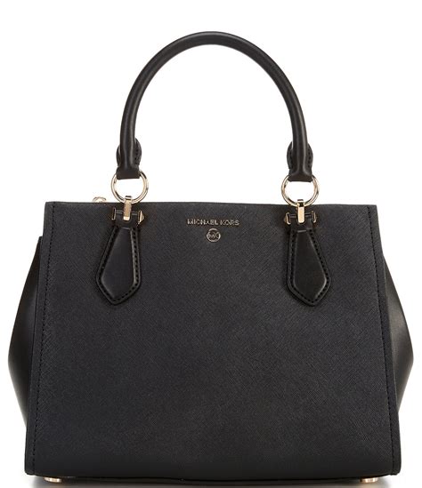 michael kors medium satchels|Michael Kors opened satchel purse.